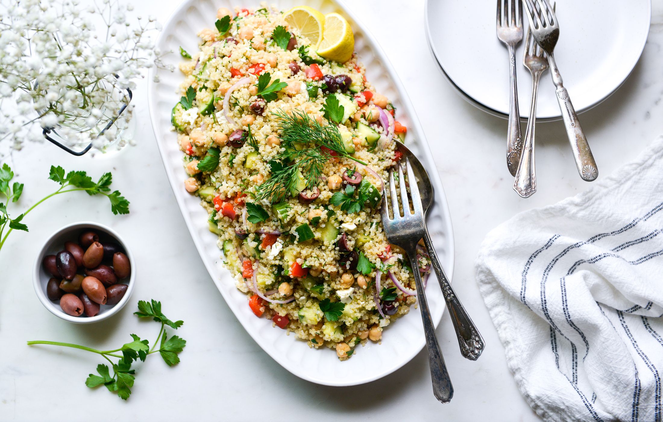 Mediterranean Quinoa Salad